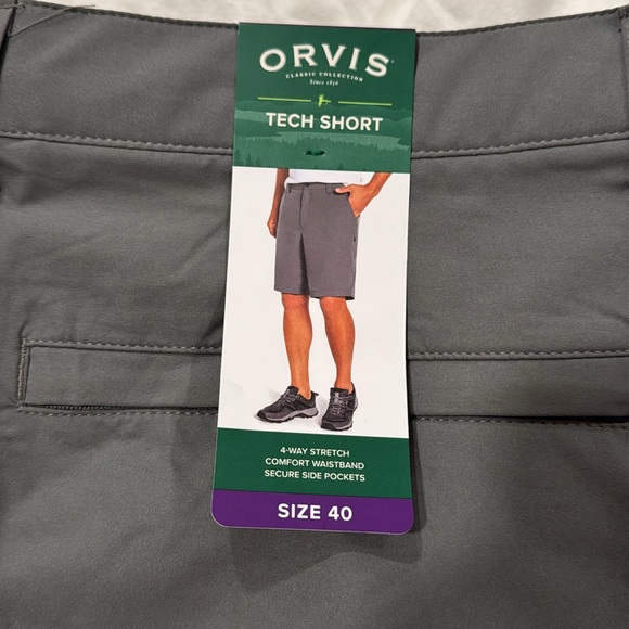 COPY - Orvis tech short, gray, size 40, nwt! - Picture 2 of 6